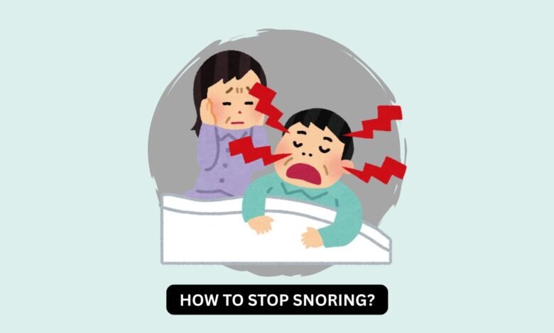 how to stop snoring